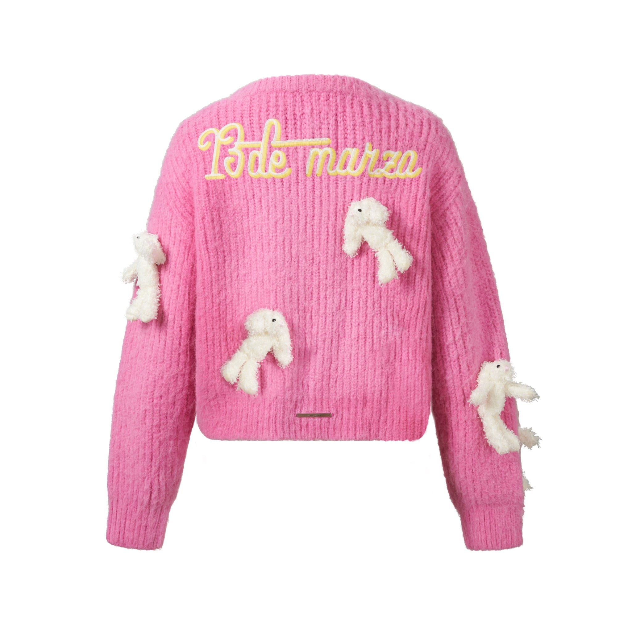 13DE MARZO Pink Toys Cardigan | MADA IN CHINA