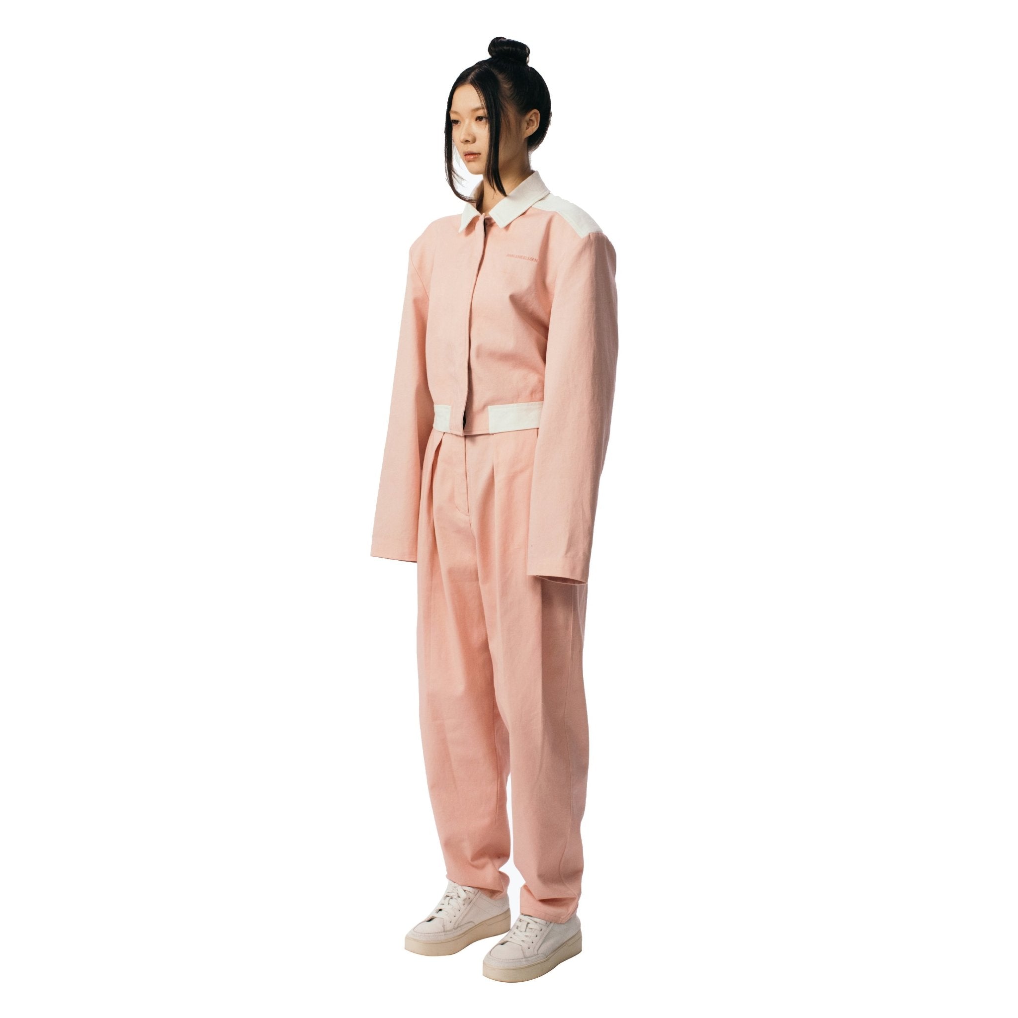 ANN ANDELMAN Pink Work Jacket | MADA IN CHINA