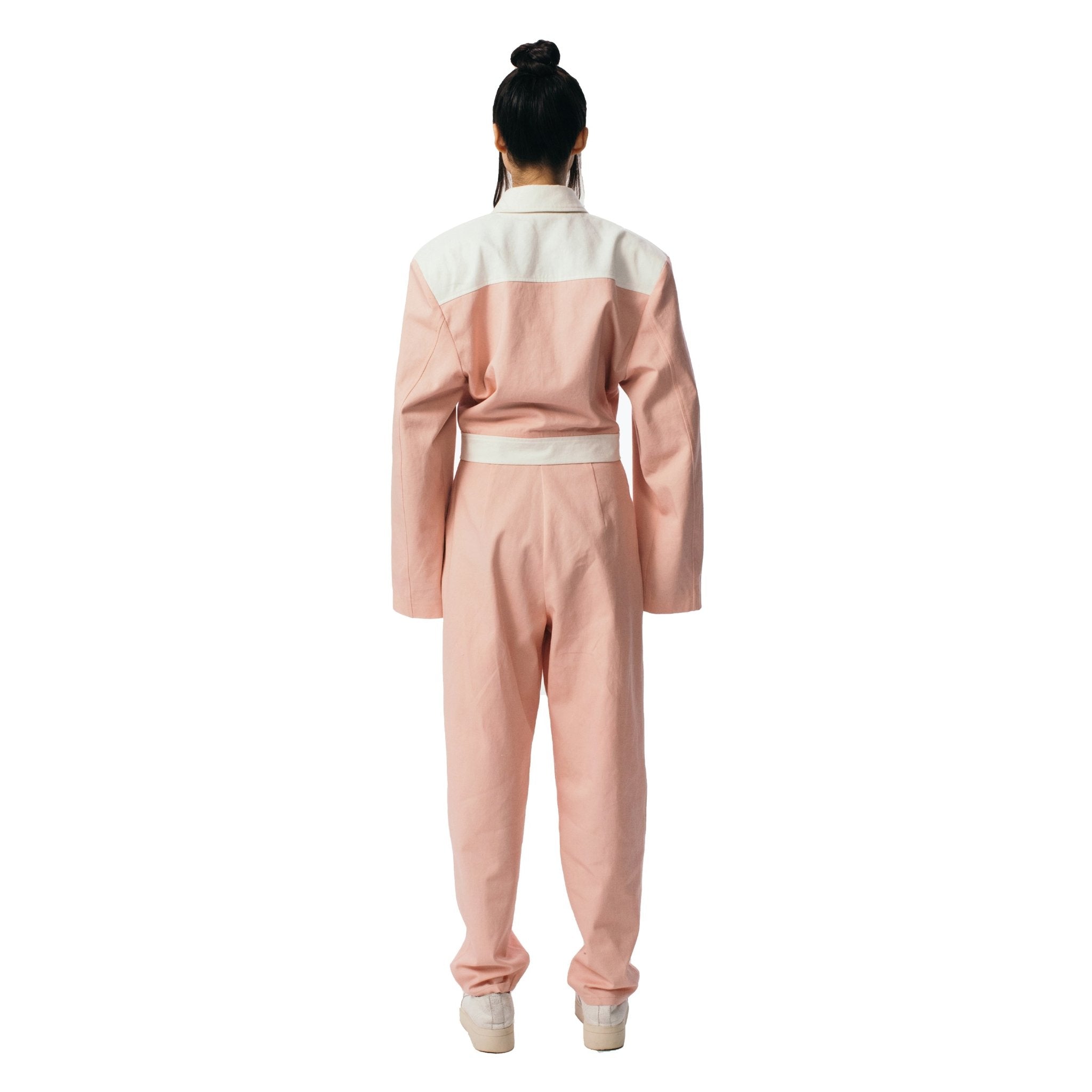 ANN ANDELMAN Pink Work Jacket | MADA IN CHINA