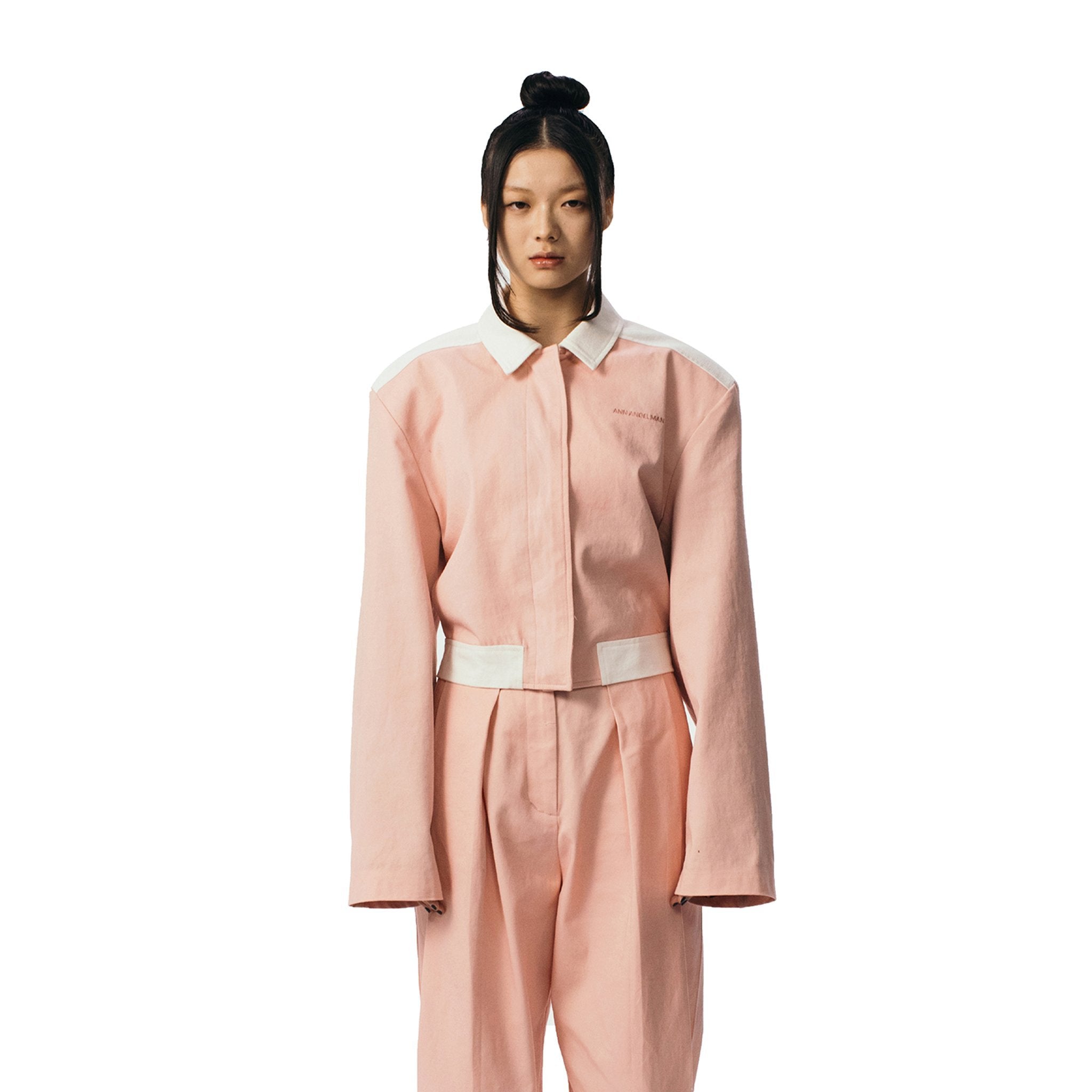 ANN ANDELMAN Pink Work Jacket | MADA IN CHINA