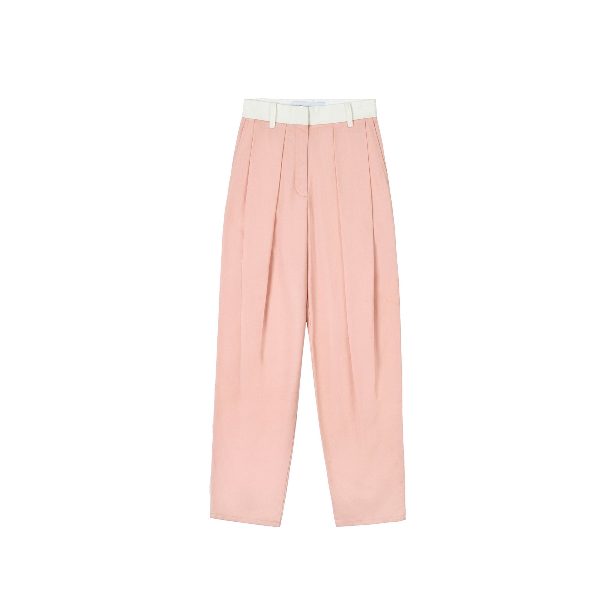 ANN ANDELMAN Pink Work Pants | MADA IN CHINA