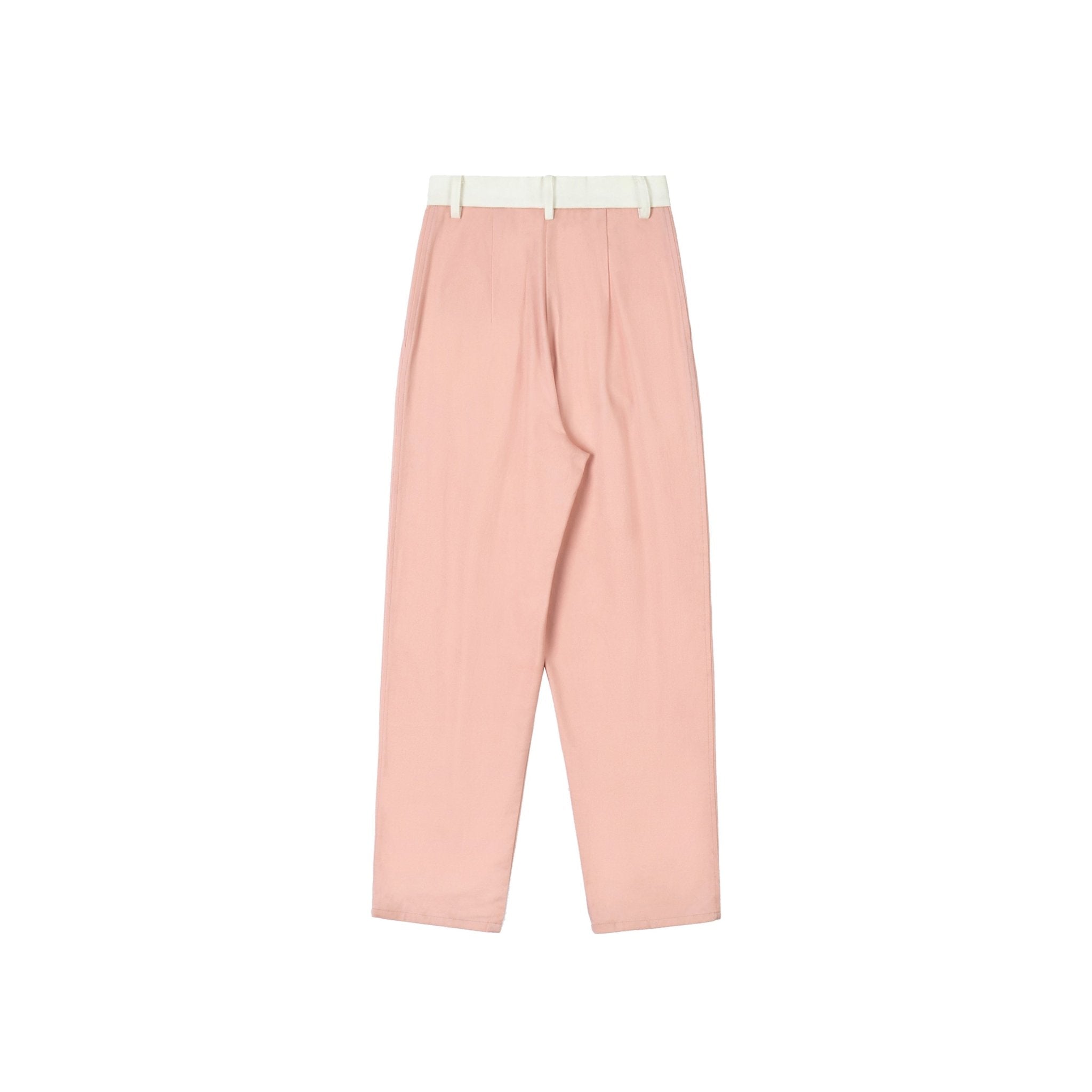 ANN ANDELMAN Pink Work Pants | MADA IN CHINA