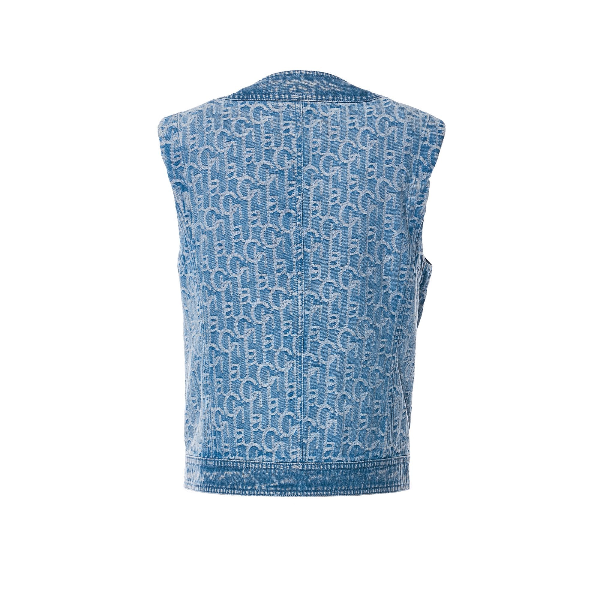 Laurence & Chico Pocket Vest Light Blue | MADA IN CHINA