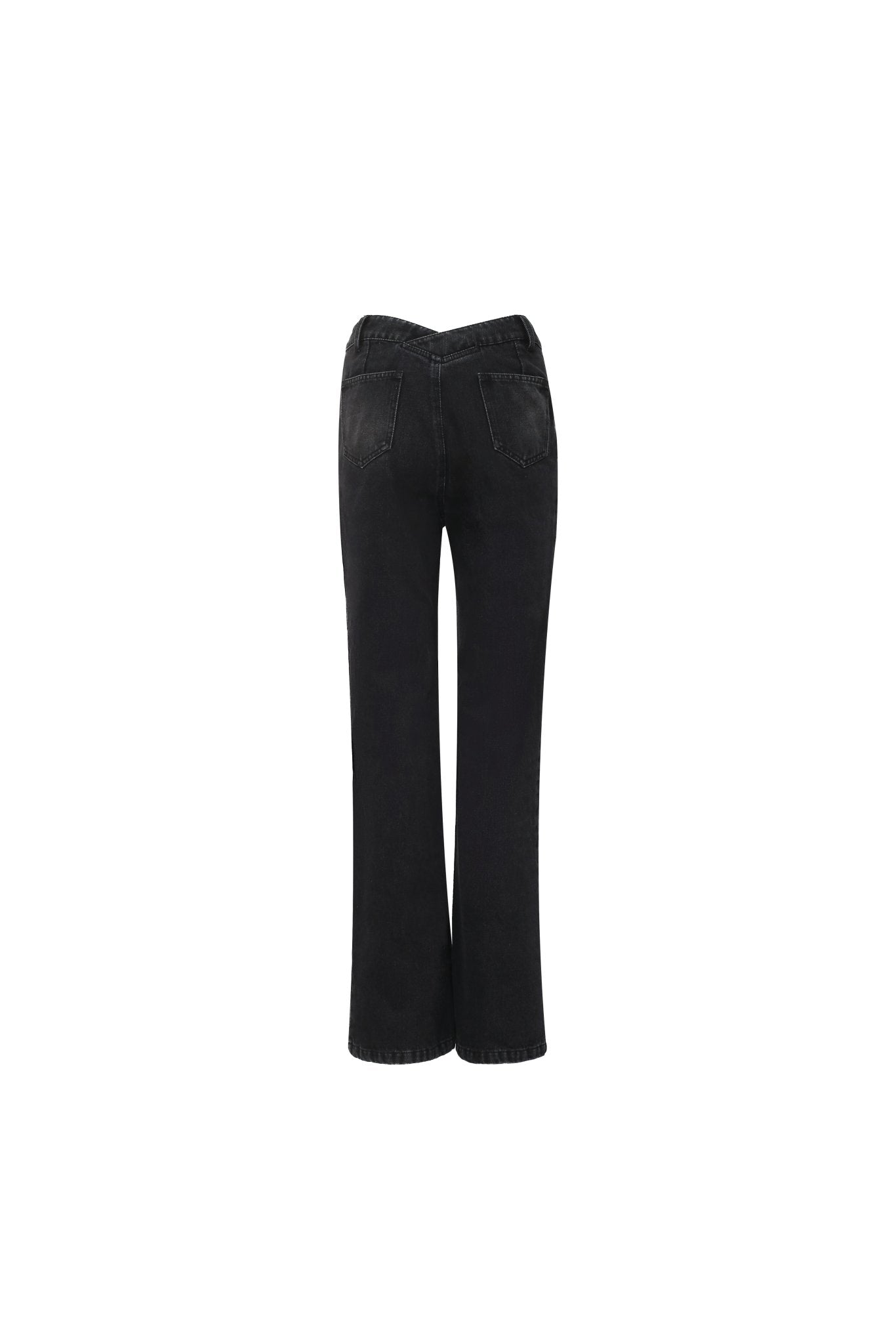 ANN ANDELMAN Powder Brand V-waist Jeans | MADA IN CHINA