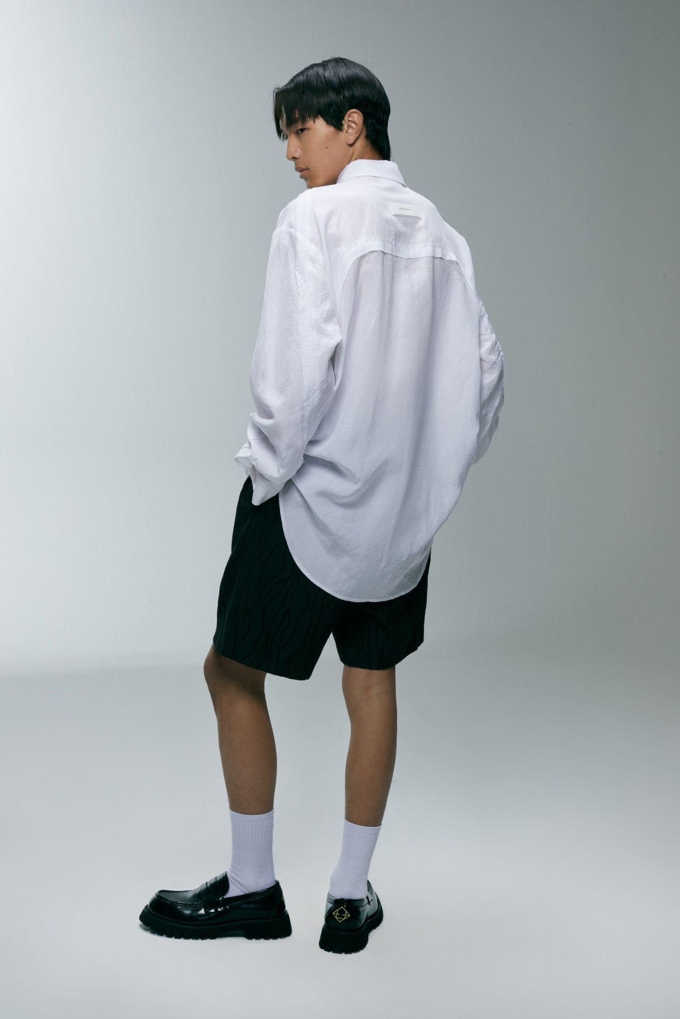 ROARINGWILD Raw Cut LS Shirt | MADA IN CHINA