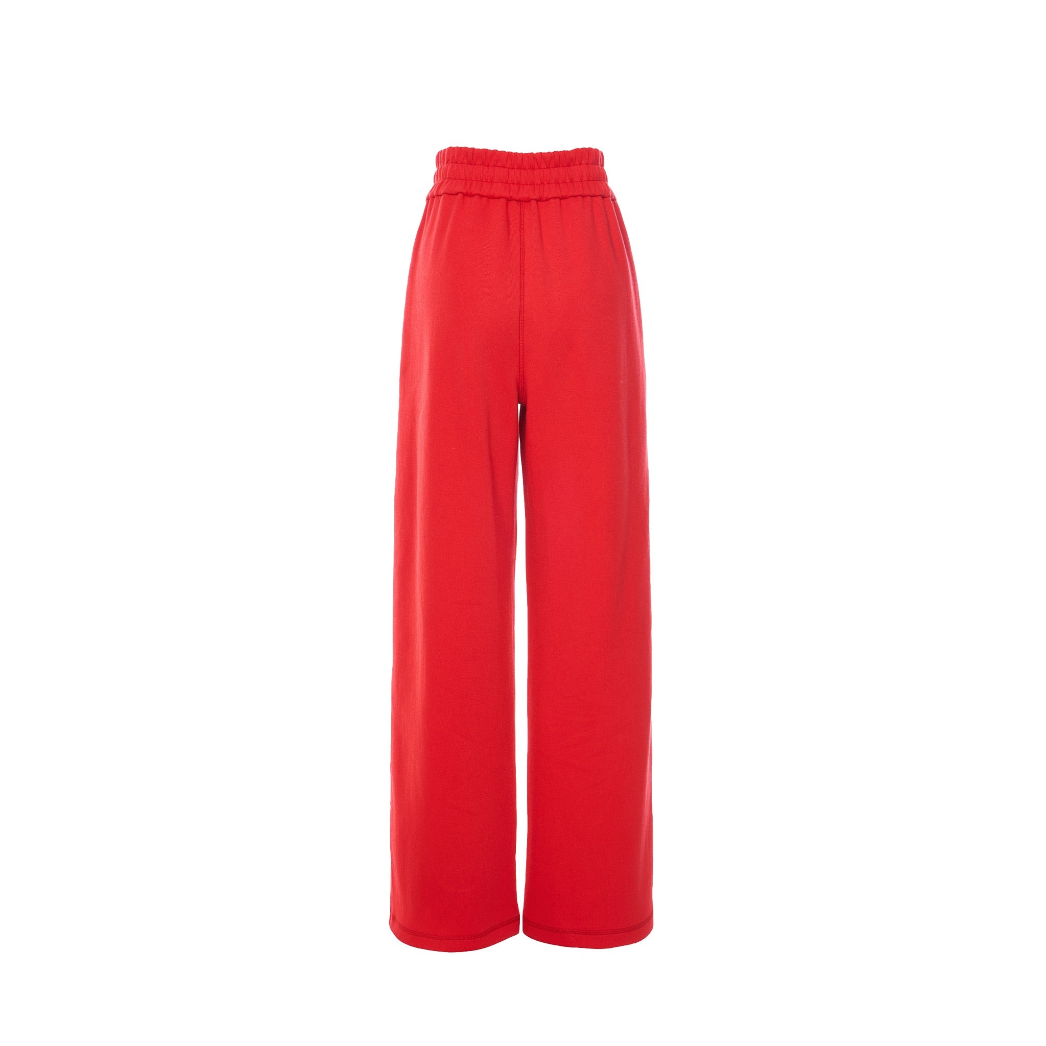 Laurence & Chico Red Chain Wide-Leg Trousers | MADA IN CHINA