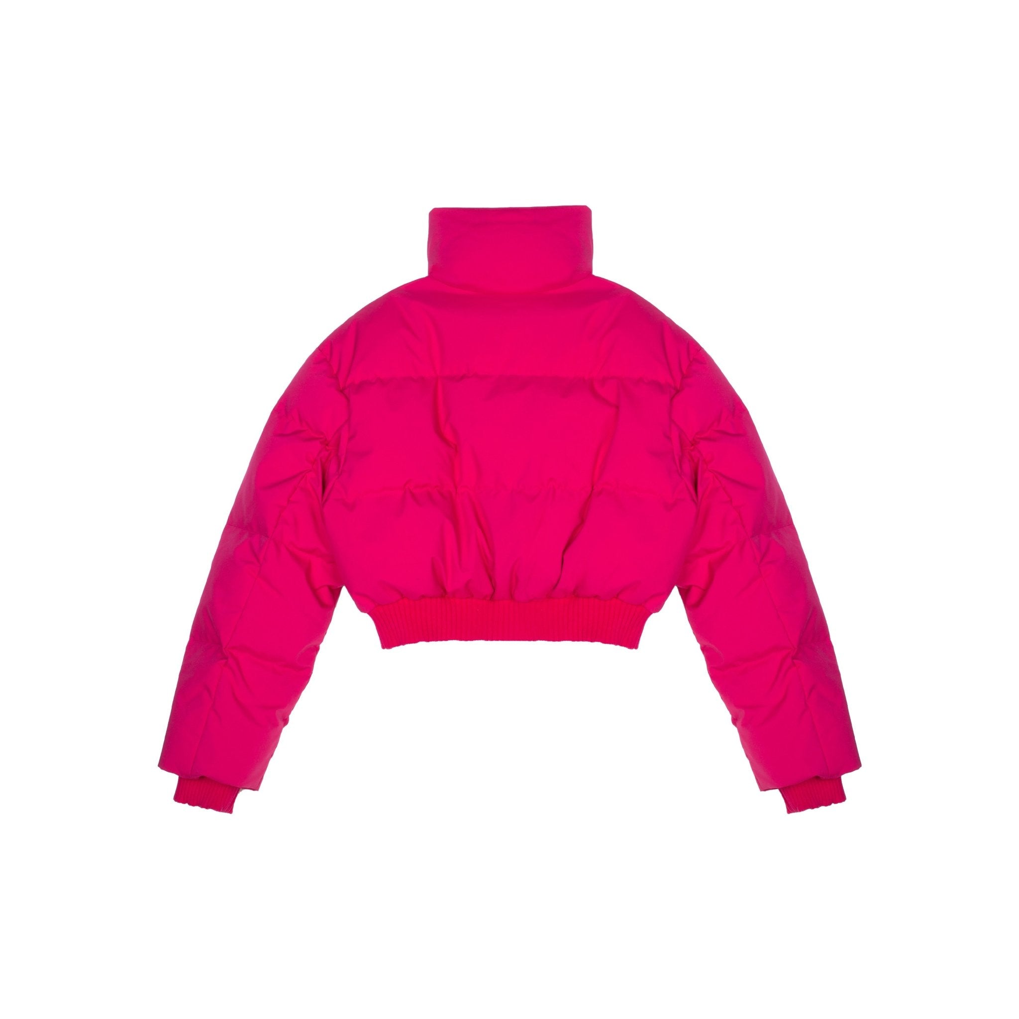 ANN ANDELMAN Red Cropped Down Jacket | MADA IN CHINA