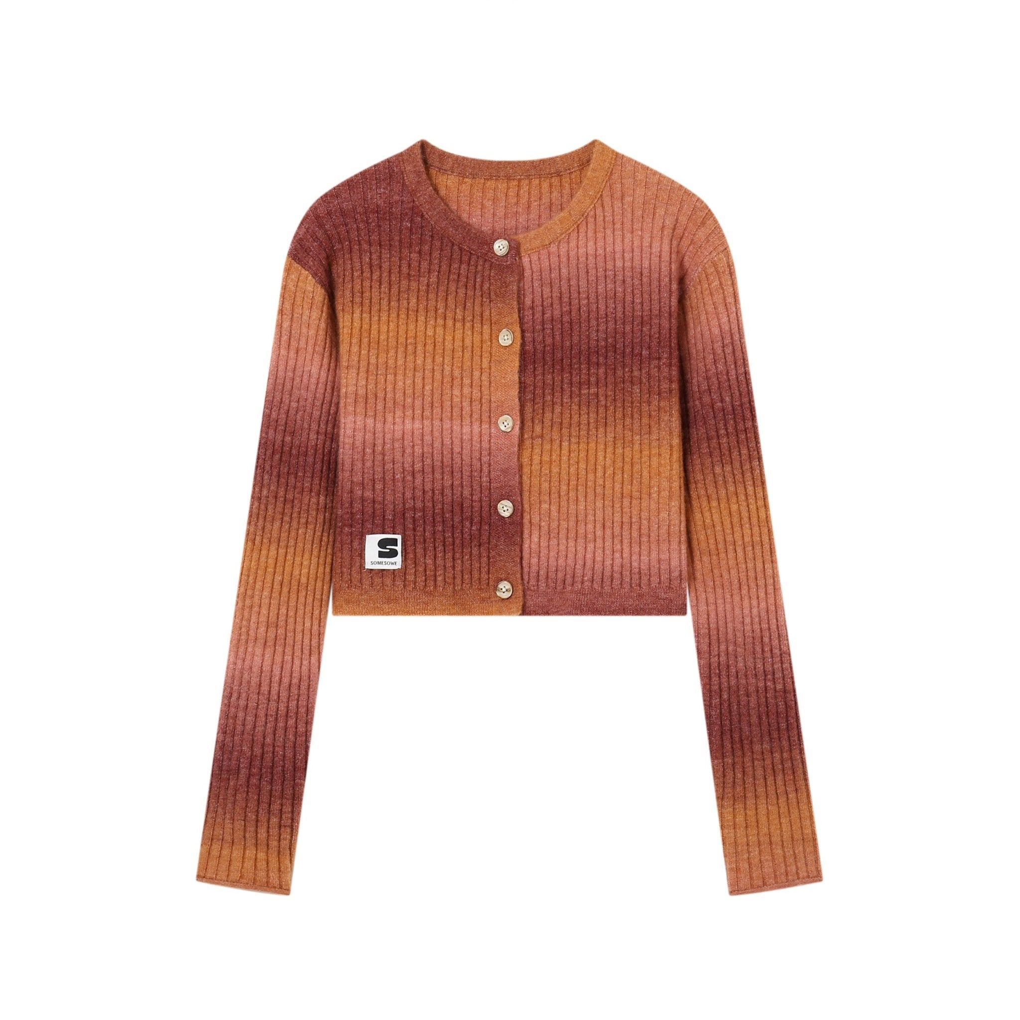 SOMESOWE Red Island Sunset Cardigan | MADA IN CHINA