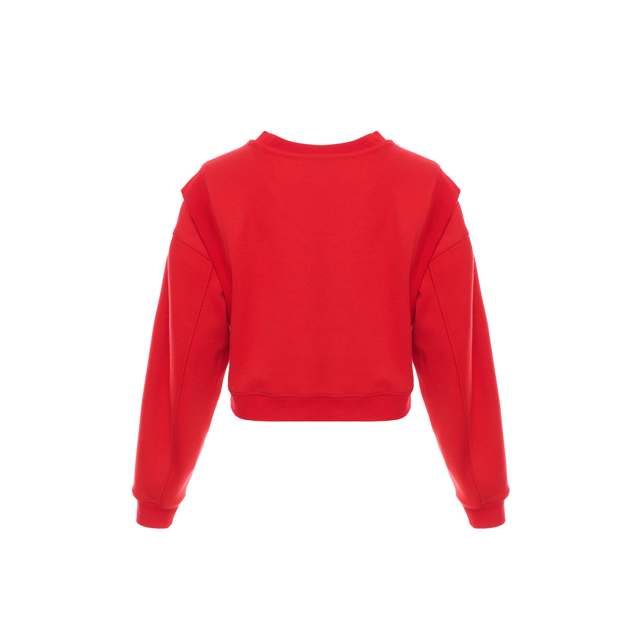 Laurence & Chico Red Tiger Cropped Sweater | MADA IN CHINA