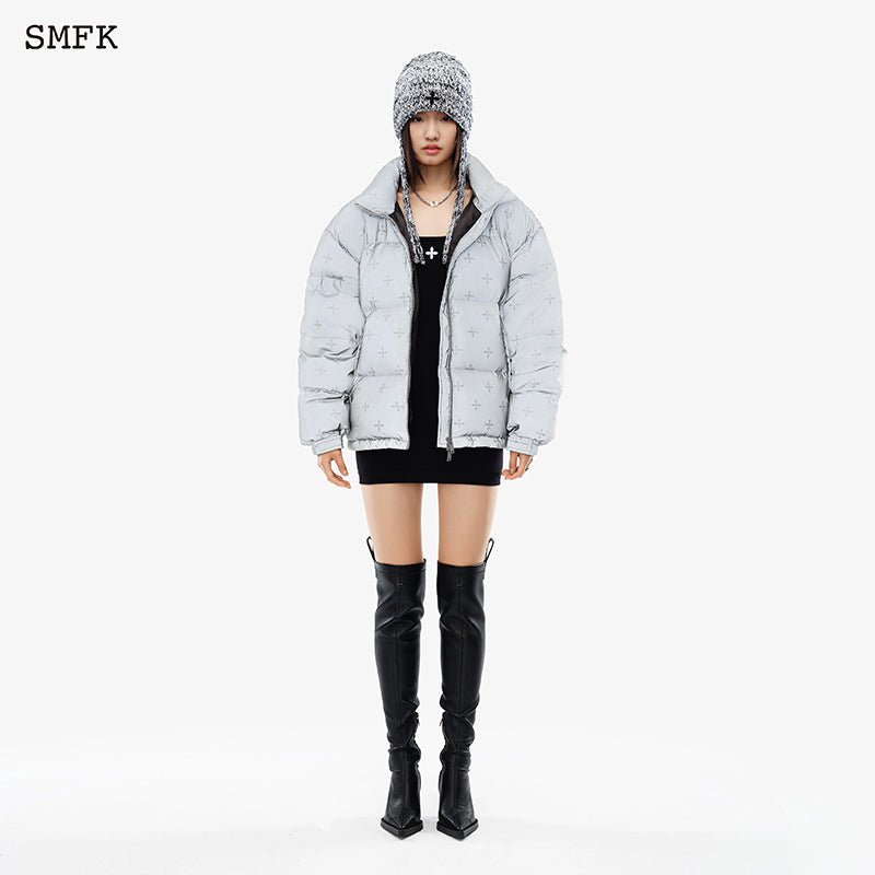 SMFK Reflective Garden Polar Down Jacket | MADA IN CHINA