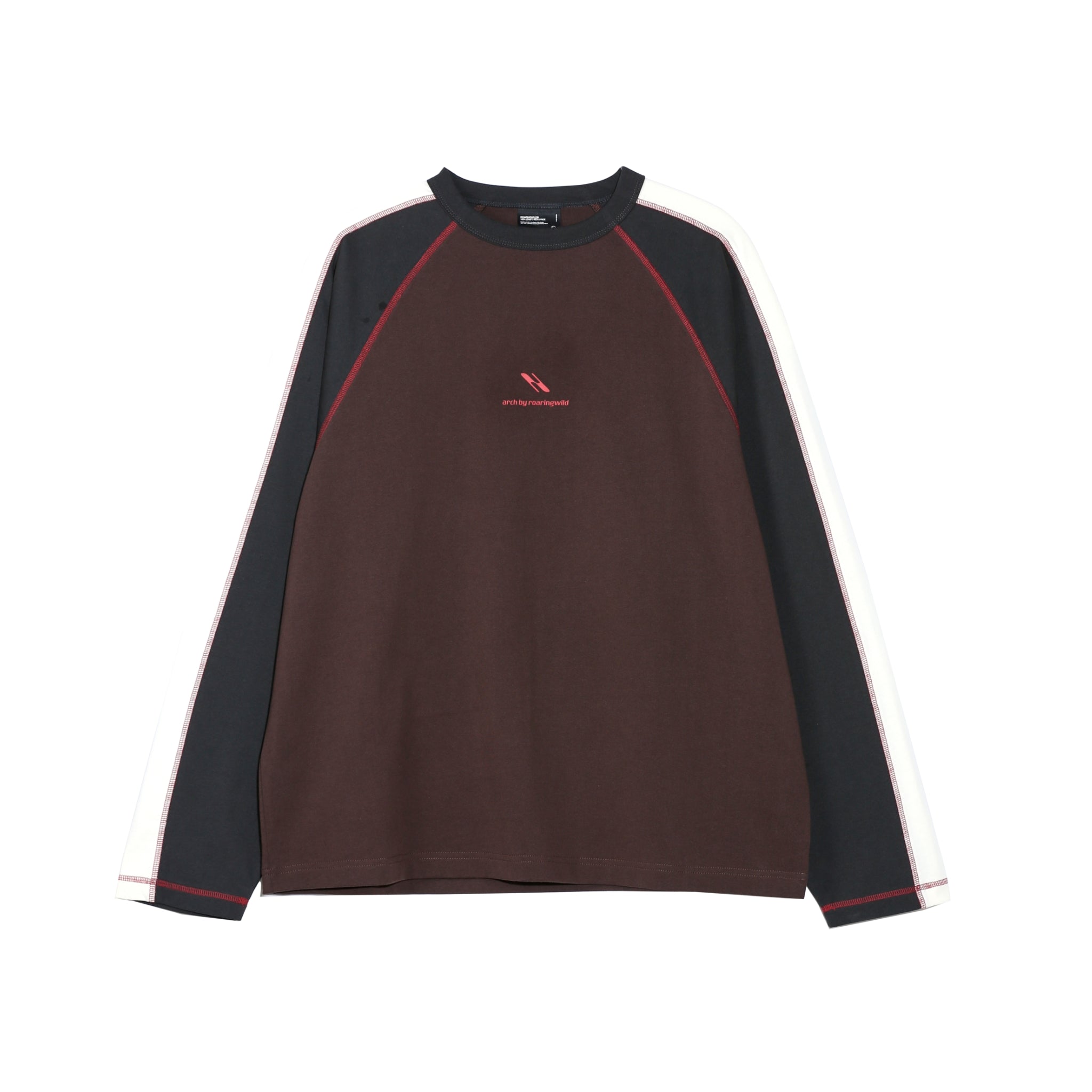 ARCH Retro Sewing LS T-Shirt Dark Brown | MADA IN CHINA