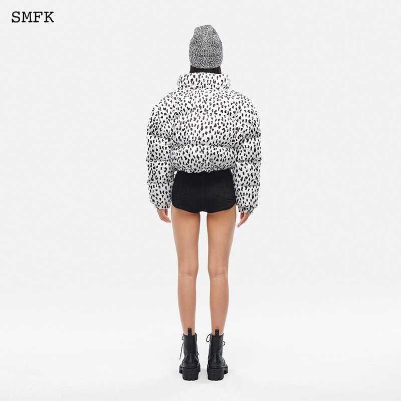 SMFK Short Body Down Jacket In Leopard Print | MADA IN CHINA