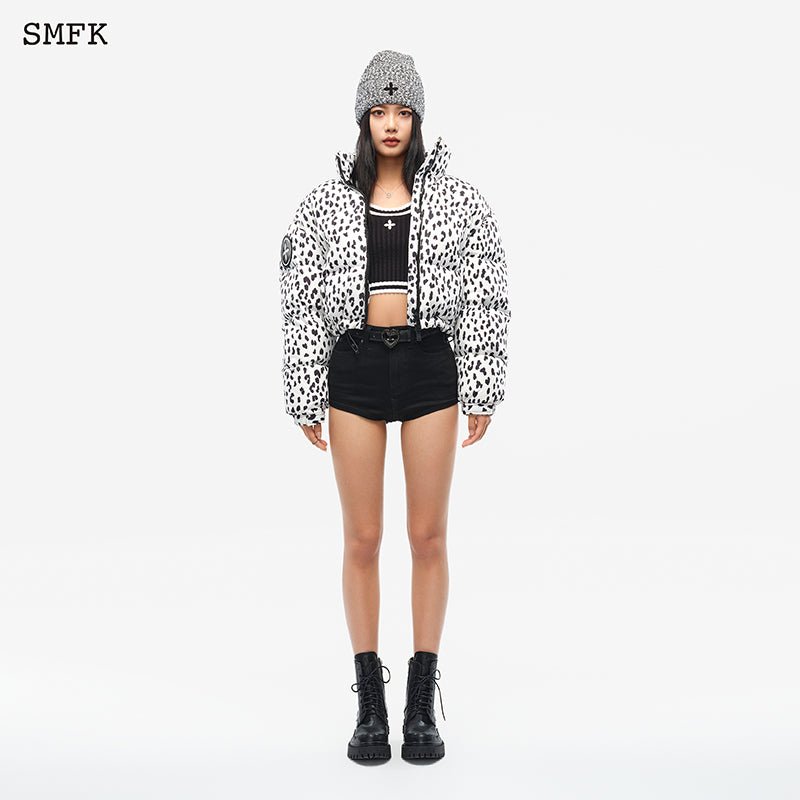 SMFK Short Body Down Jacket In Leopard Print | MADA IN CHINA