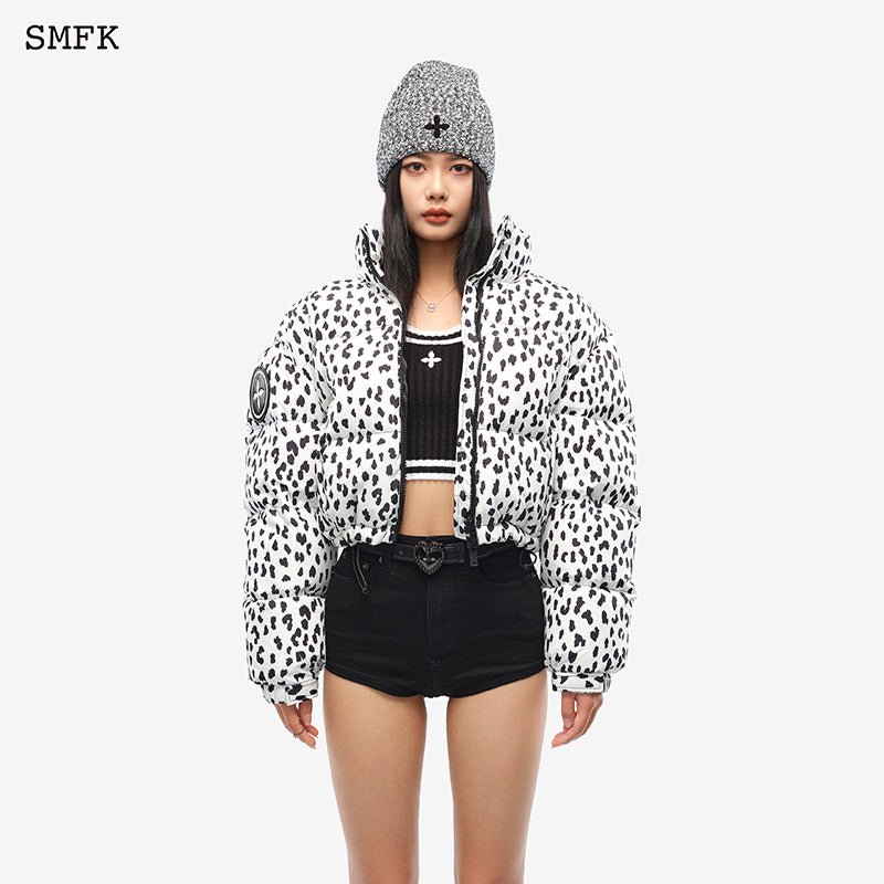 SMFK Short Body Down Jacket In Leopard Print | MADA IN CHINA