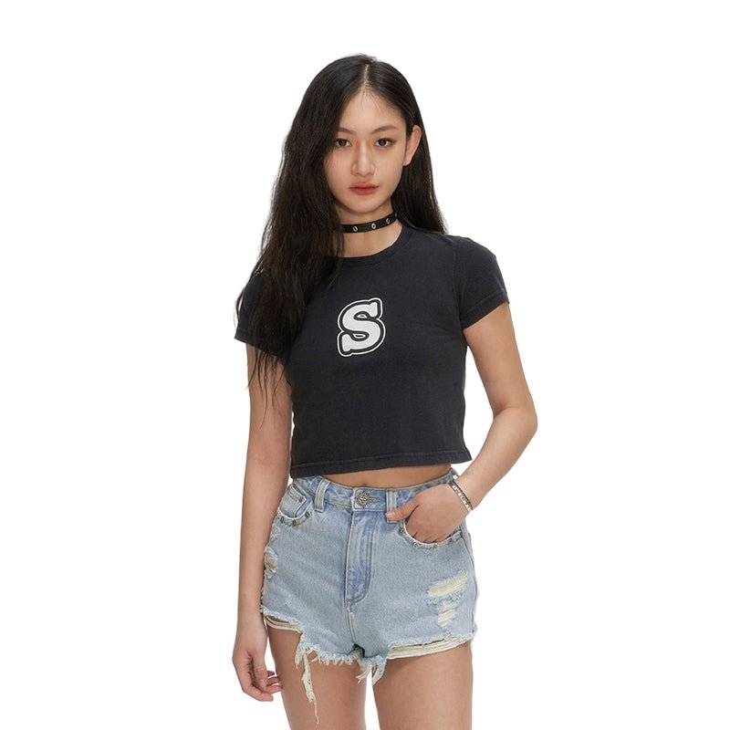 SMFK Skinny Model Black Tight T-shirt | MADA IN CHINA