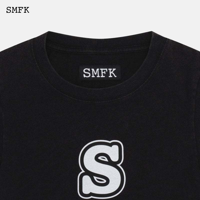 SMFK Skinny Model Black Tight T-shirt | MADA IN CHINA