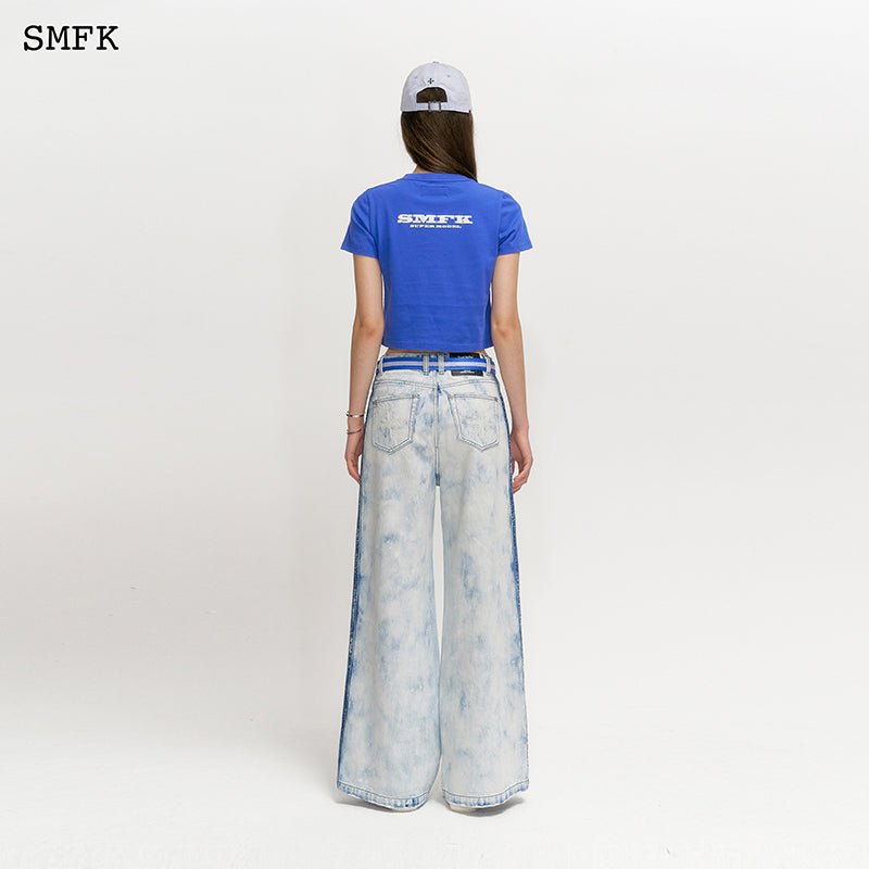 SMFK Skinny Model Dark Blue Tight T-shirt | MADA IN CHINA