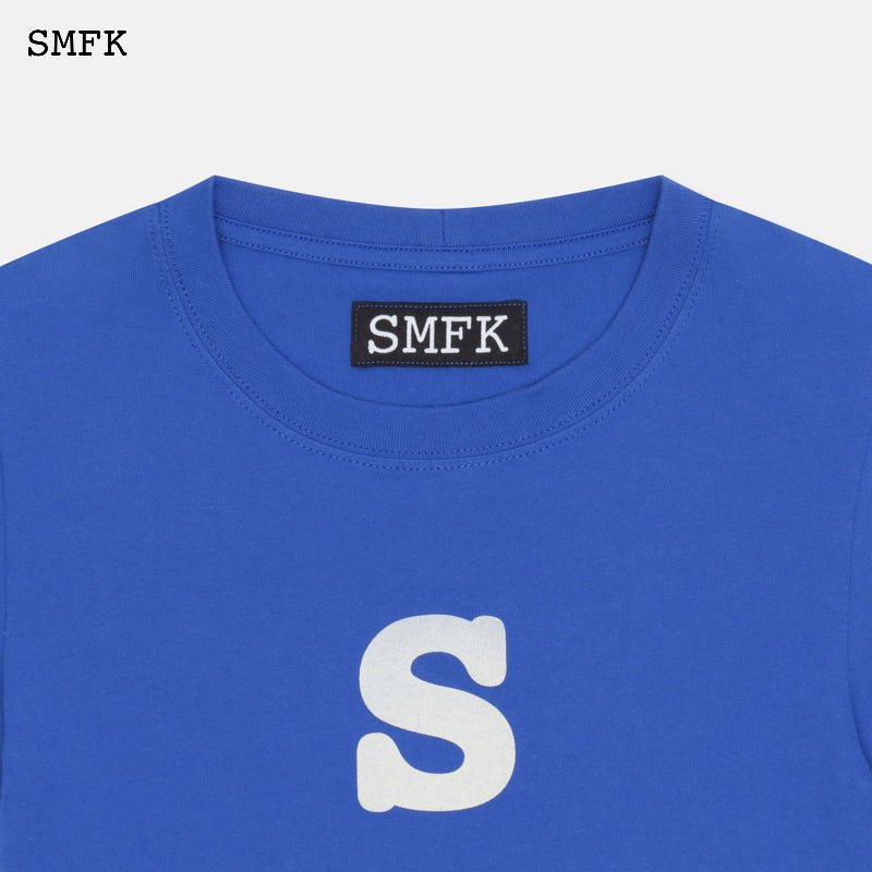 SMFK Skinny Model Dark Blue Tight T-shirt | MADA IN CHINA