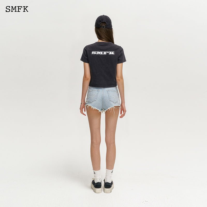 SMFK Skinny Model Grey Tight T-shirt | MADA IN CHINA