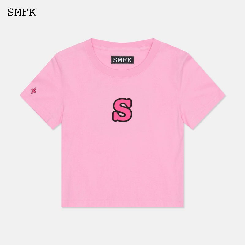 SMFK Skinny Model Pink Tight T-shirt | MADA IN CHINA