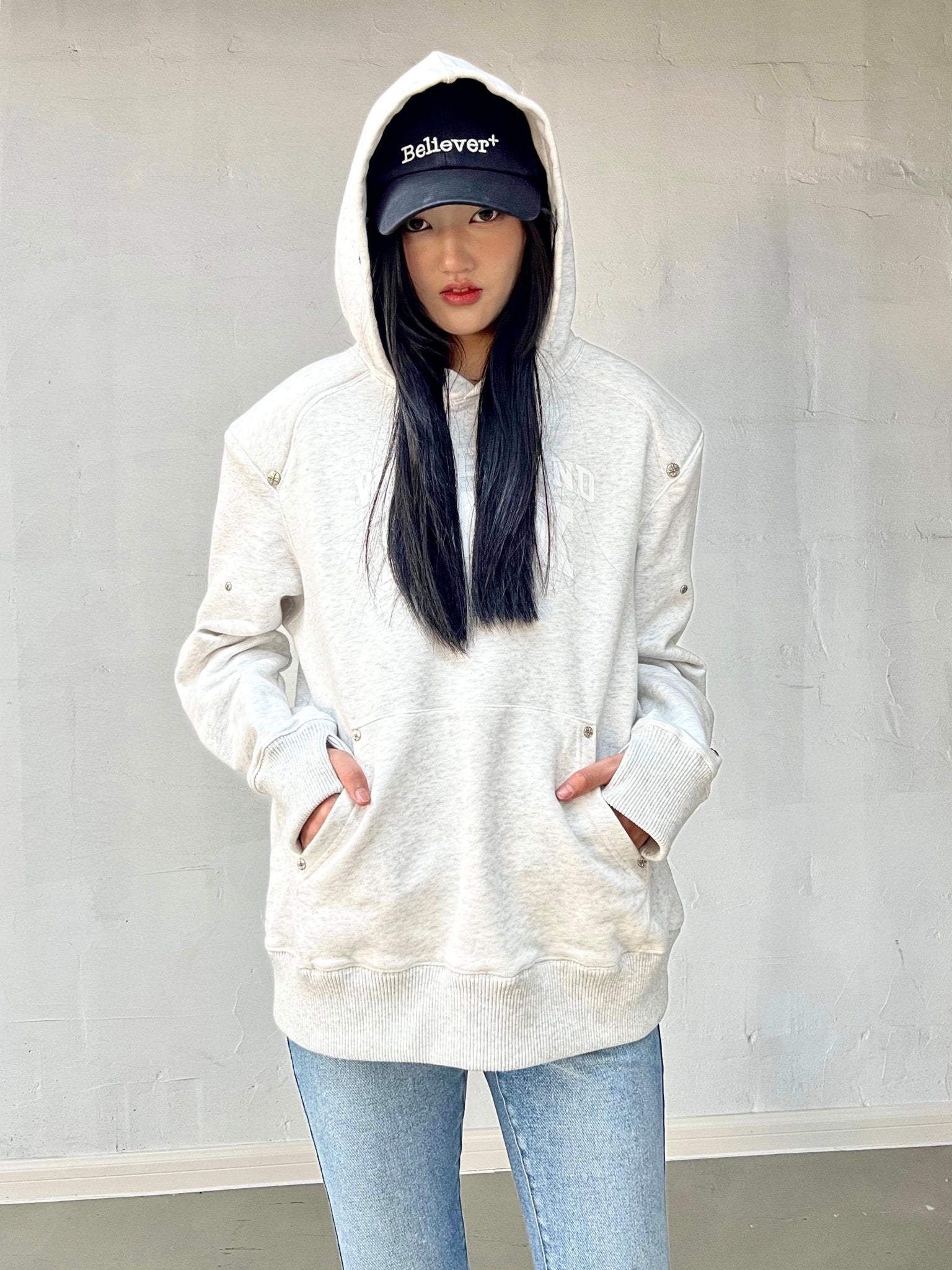 SMFK Snowflake Grey Wonderland Hoodie | MADA IN CHINA