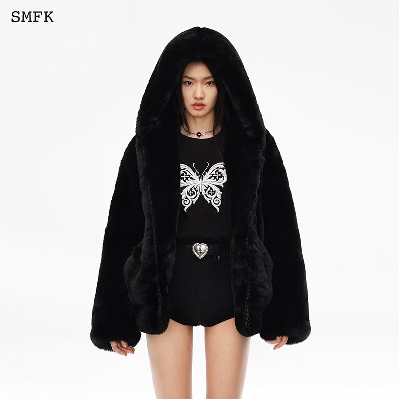 SMFK Snowman Hoodie Black | MADA IN CHINA