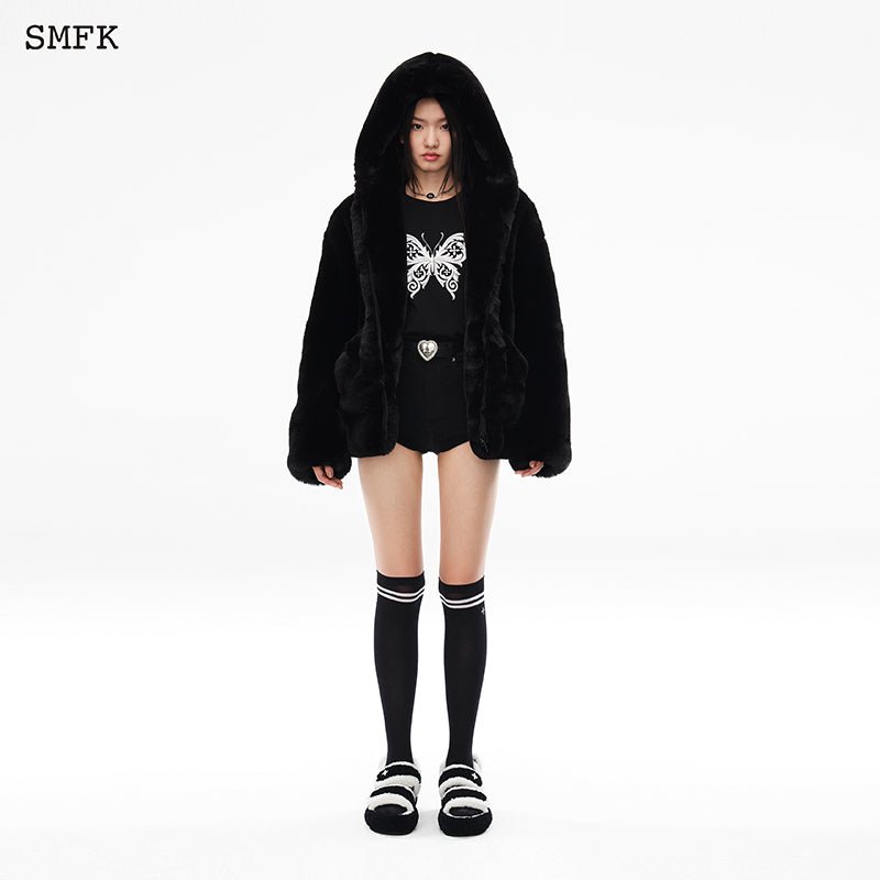 SMFK Snowman Hoodie Black | MADA IN CHINA