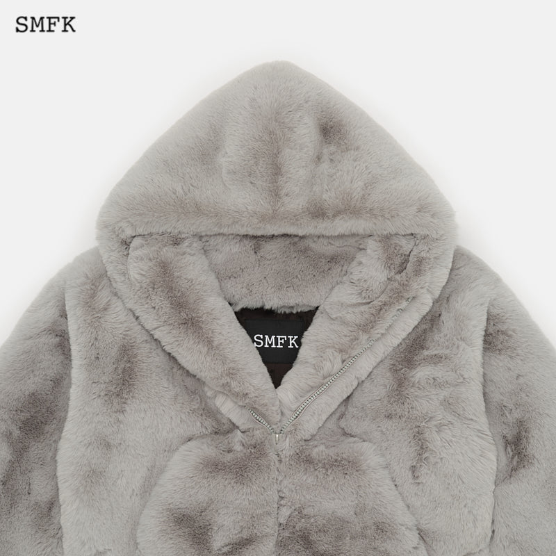 SMFK Snowman Hoodie Grey | MADA IN CHINA