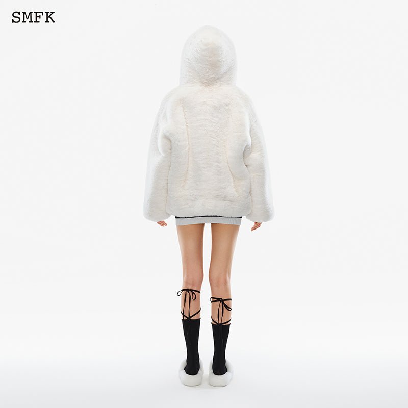 SMFK Snowman Hoodie White | MADA IN CHINA