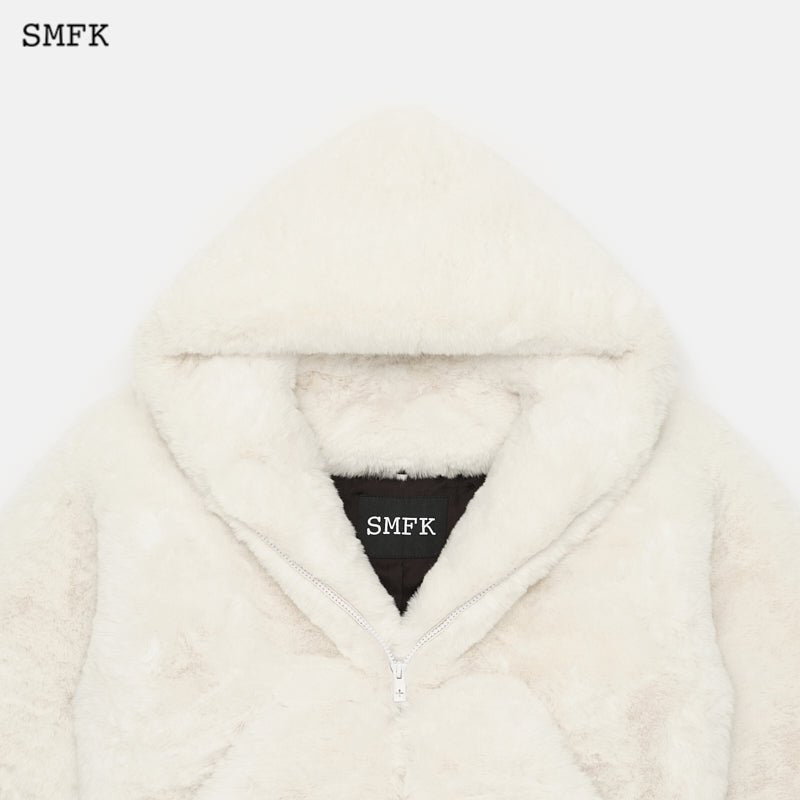 SMFK Snowman Hoodie White | MADA IN CHINA