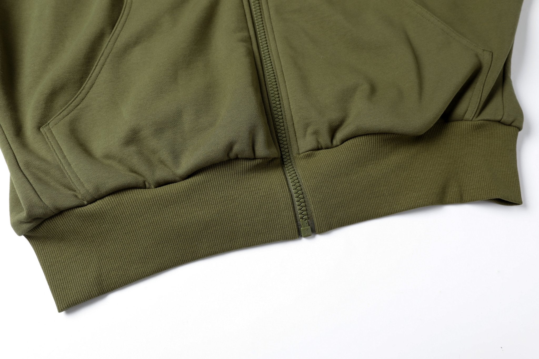 A.A. Spectrum Soil Green Telmos Zip-Up Hoodie | MADA IN CHINA