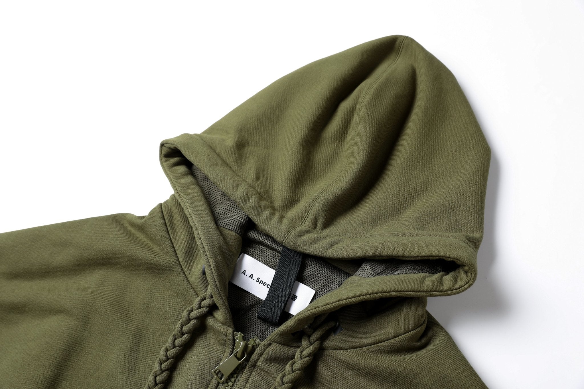 A.A. Spectrum Soil Green Telmos Zip-Up Hoodie | MADA IN CHINA