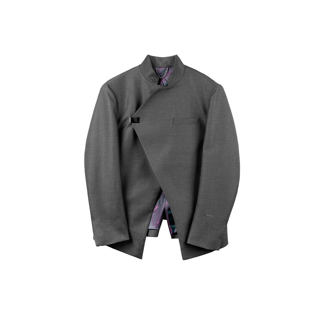 Unawares Split Knights Cut Jacket Grey | MADA IN CHINA