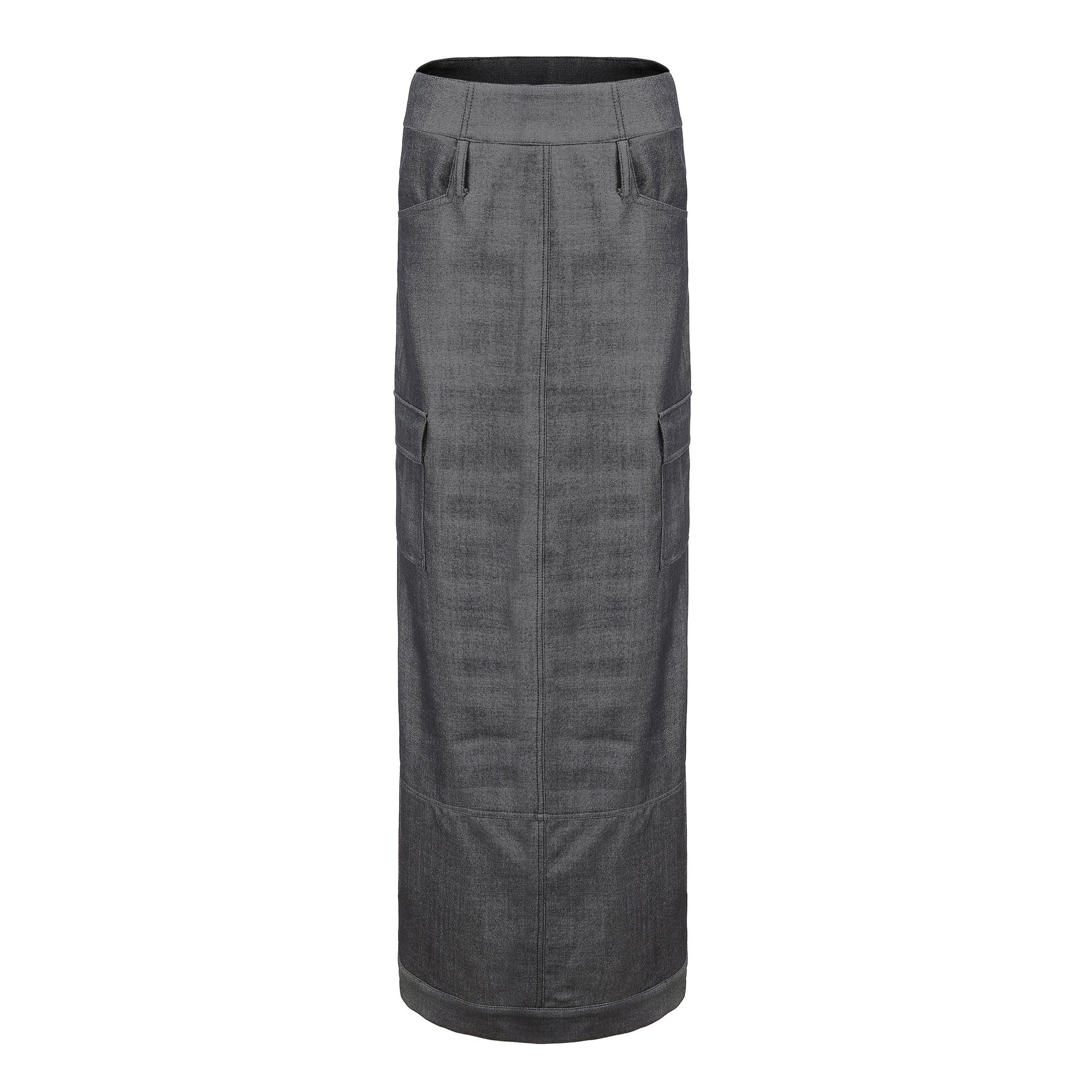 CPLUS SERIES Straight Maxi Skirt | MADA IN CHINA