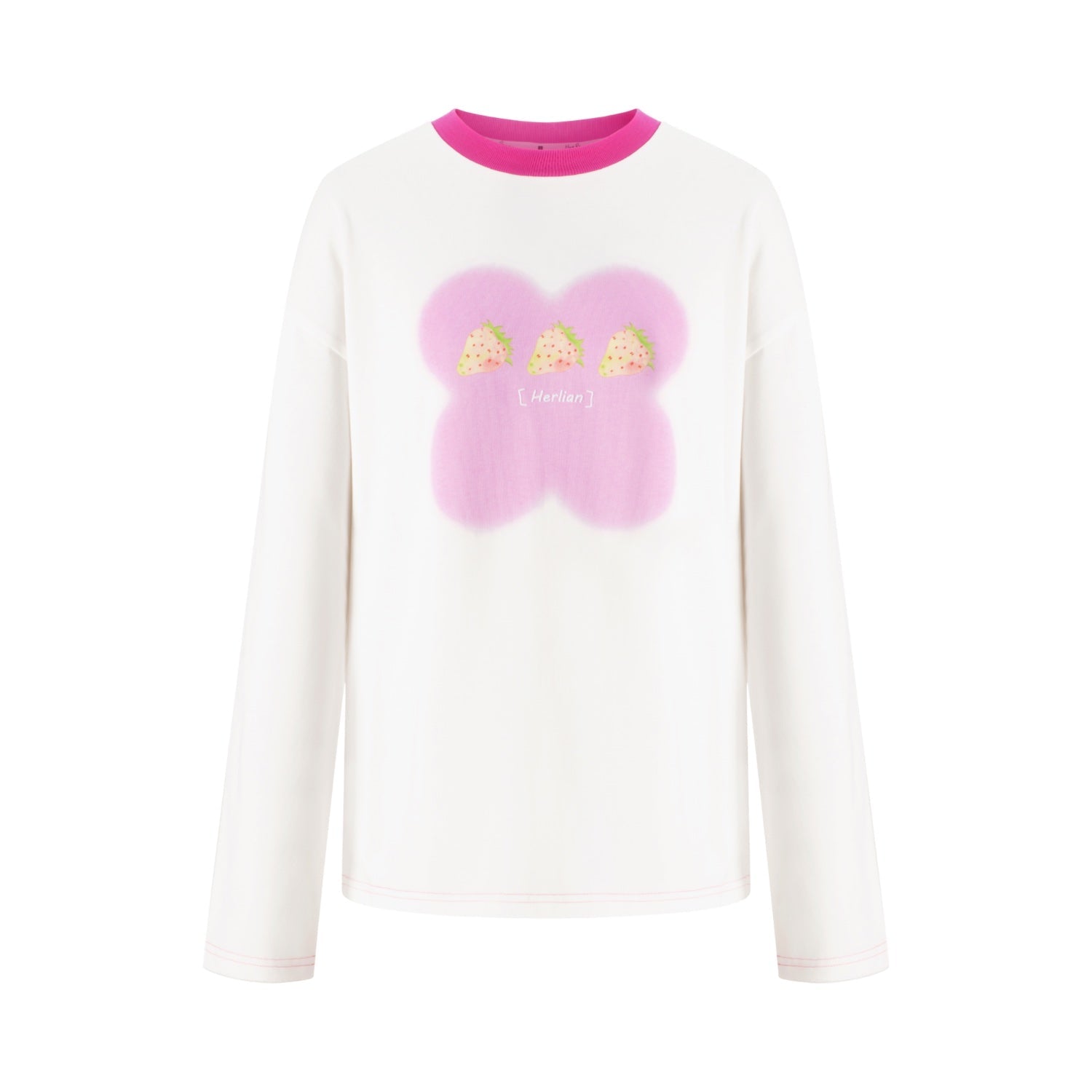 HERLIAN Strawberry Long Sleeve T-shirt | MADA IN CHINA