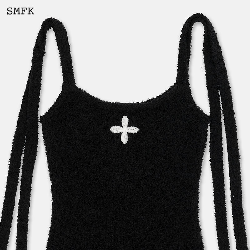 SMFK Stray Wandering Savage Knitted Halter Dress | MADA IN CHINA