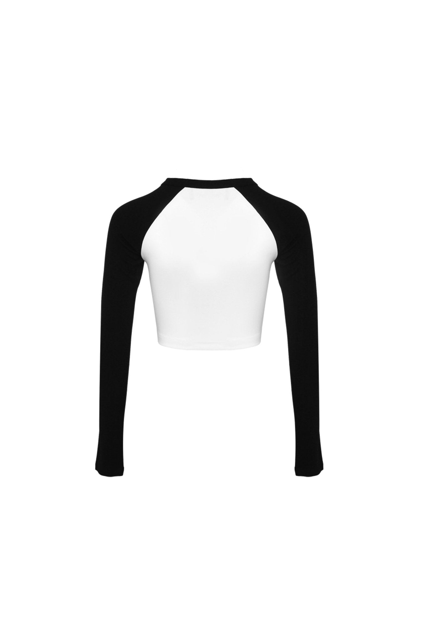 ANN ANDELMAN Two-piece Black and White Raglan Sleeve T-shirt | MADA IN CHINA