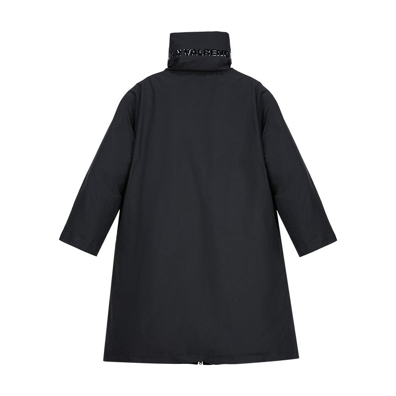 VANN VALRENCÉ Ultra-high Collared Long Down Jacket | MADA IN CHINA