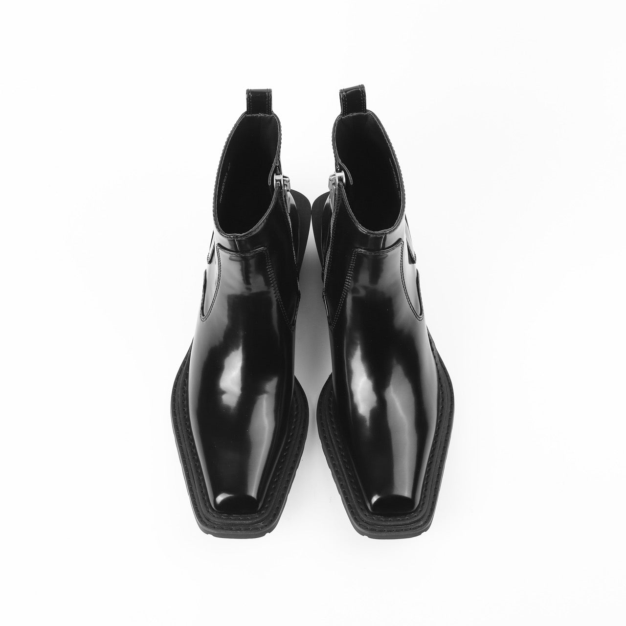 Untitlab untitled#13 Hitch Boots (Shiny Black) | MADA IN CHINA