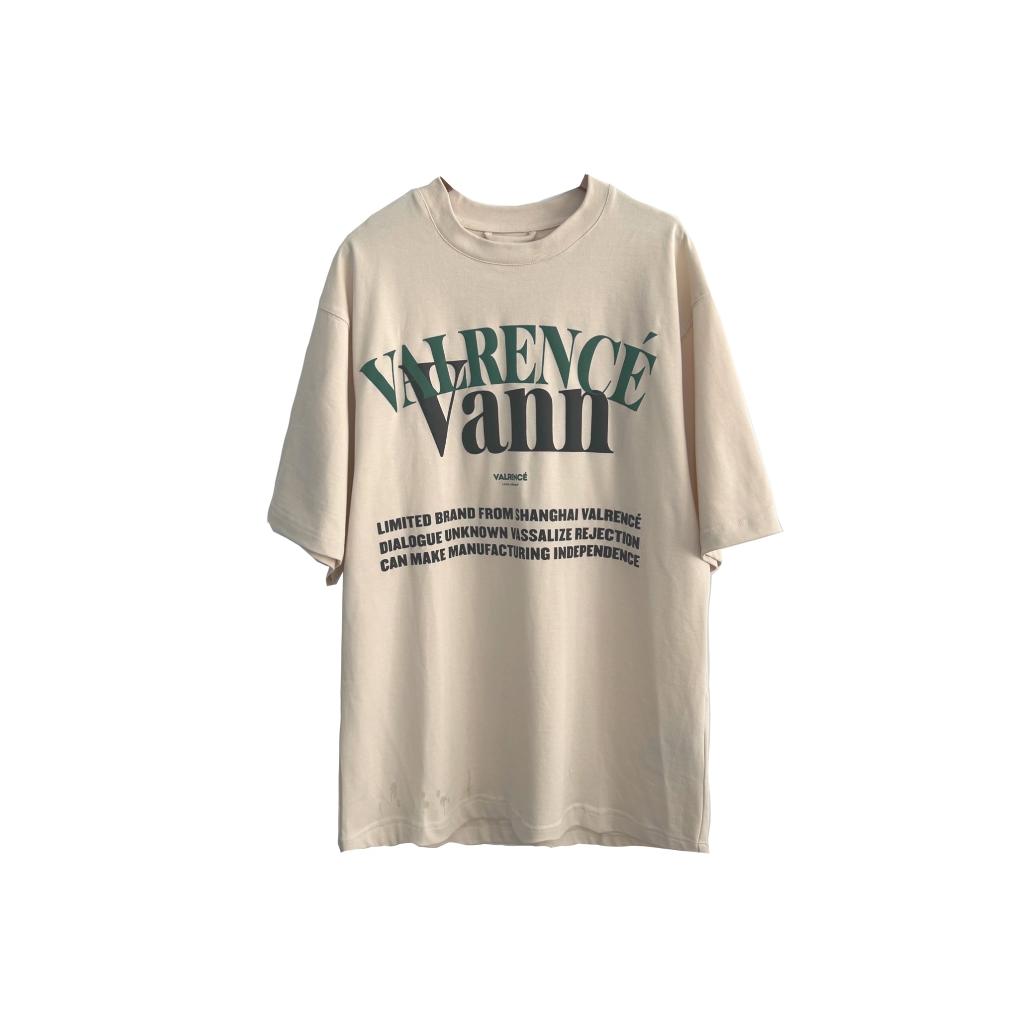 VANN VALRENCÉ White 22SS Version Loose T-shirt | MADA IN CHINA