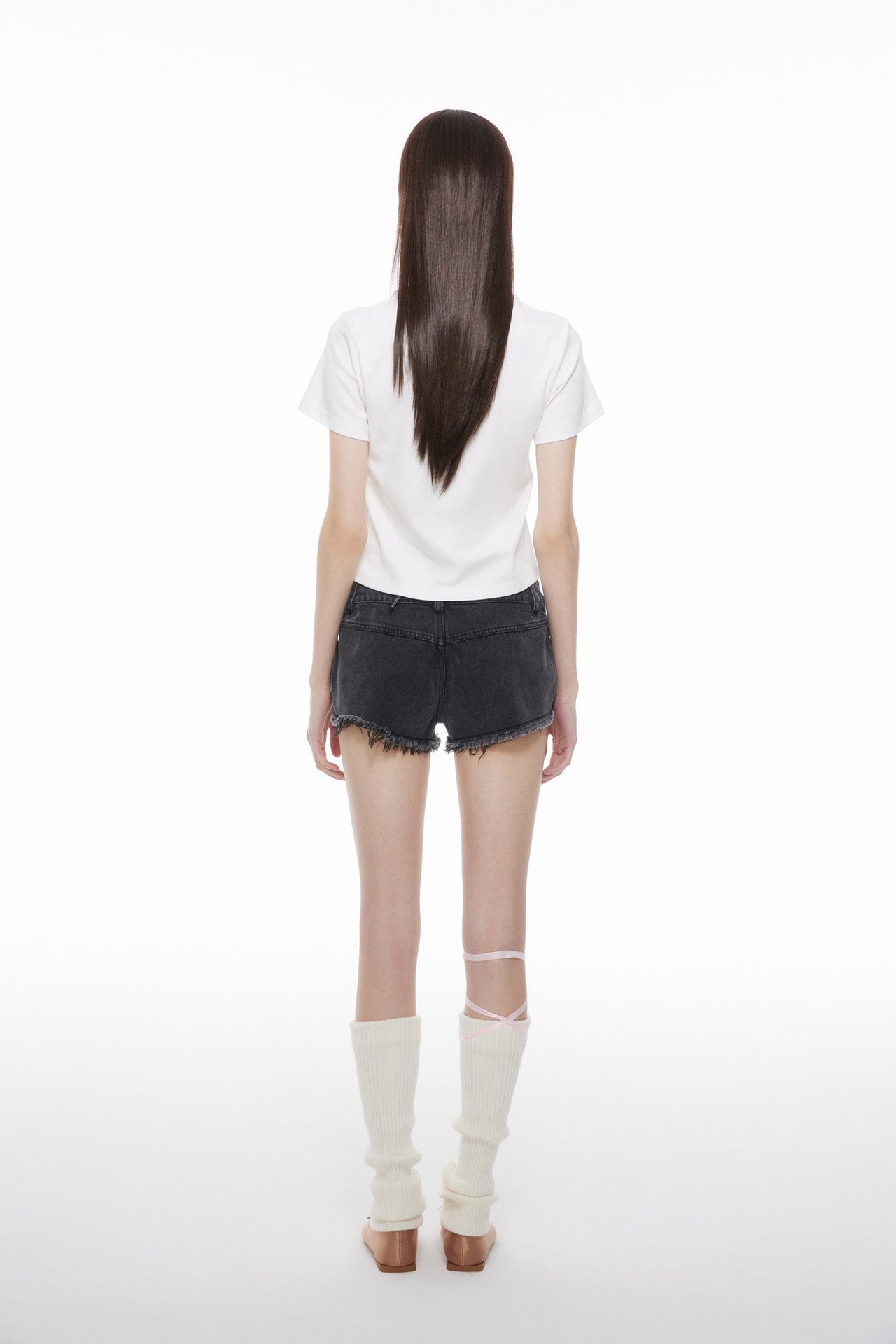 ANN ANDELMAN White 520 Limited Round Neck Short Tee | MADA IN CHINA