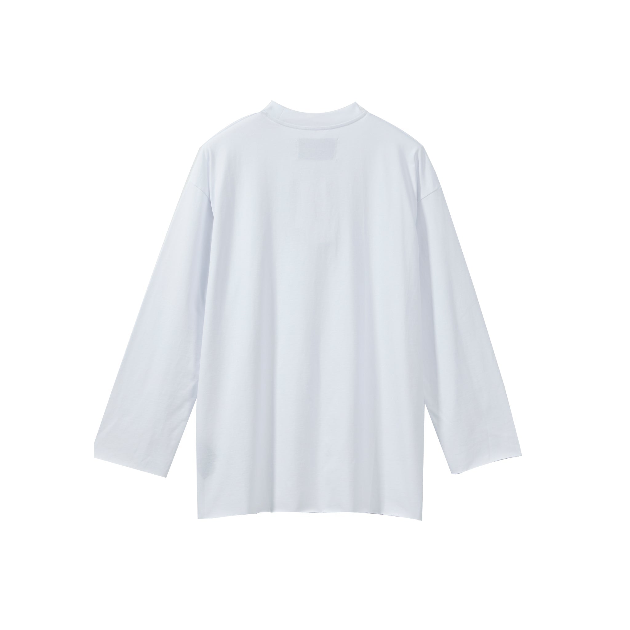 VANN VALRENCÉ White Basic Long-sleeved Base T-shirt | MADA IN CHINA