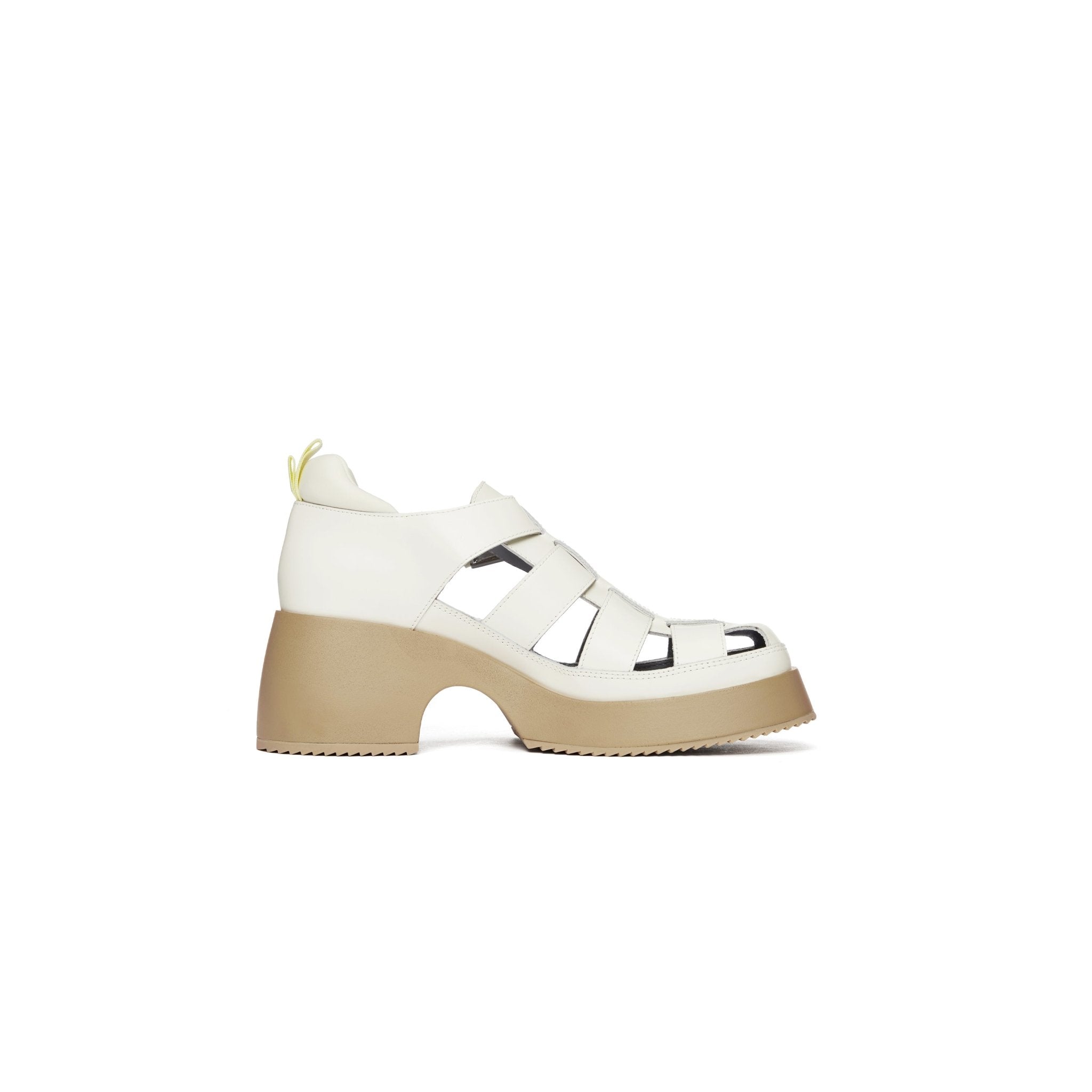 LOST IN ECHO White Braided Thick-soled Gladiator Sandals | MADA IN CHINA