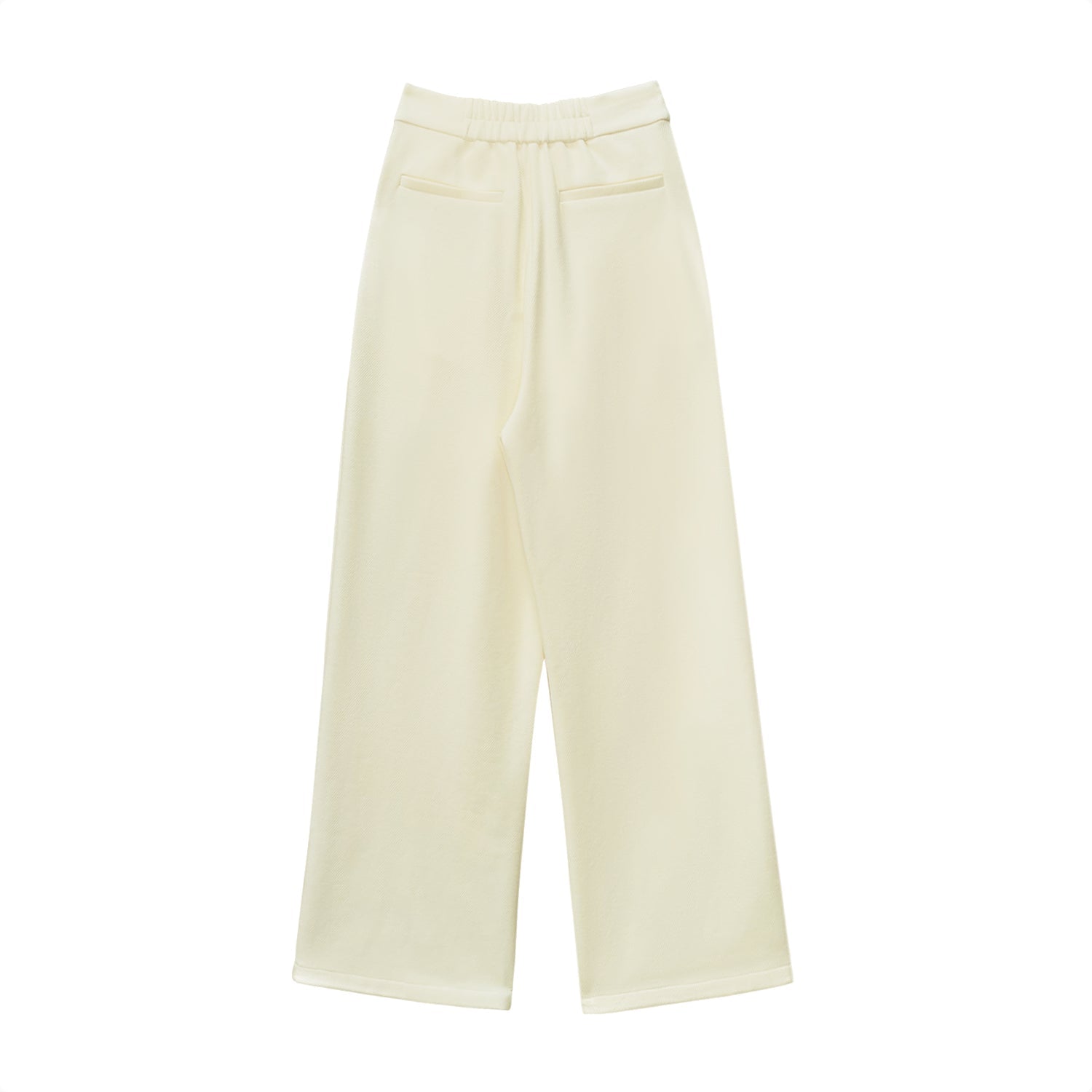 SOMESOWE White Casual Pants | MADA IN CHINA