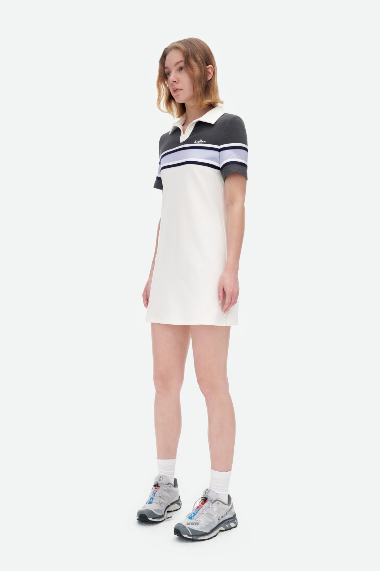 HERLIAN White Collar Polo Dress | MADA IN CHINA