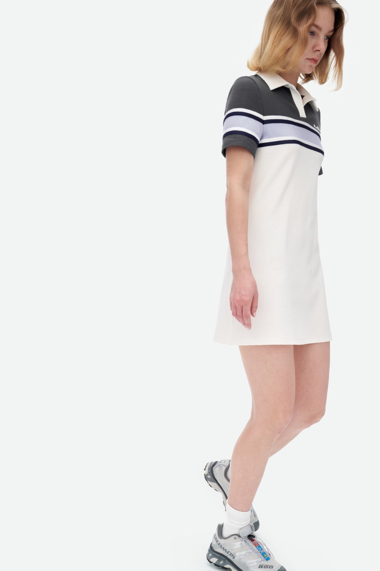 HERLIAN White Collar Polo Dress | MADA IN CHINA