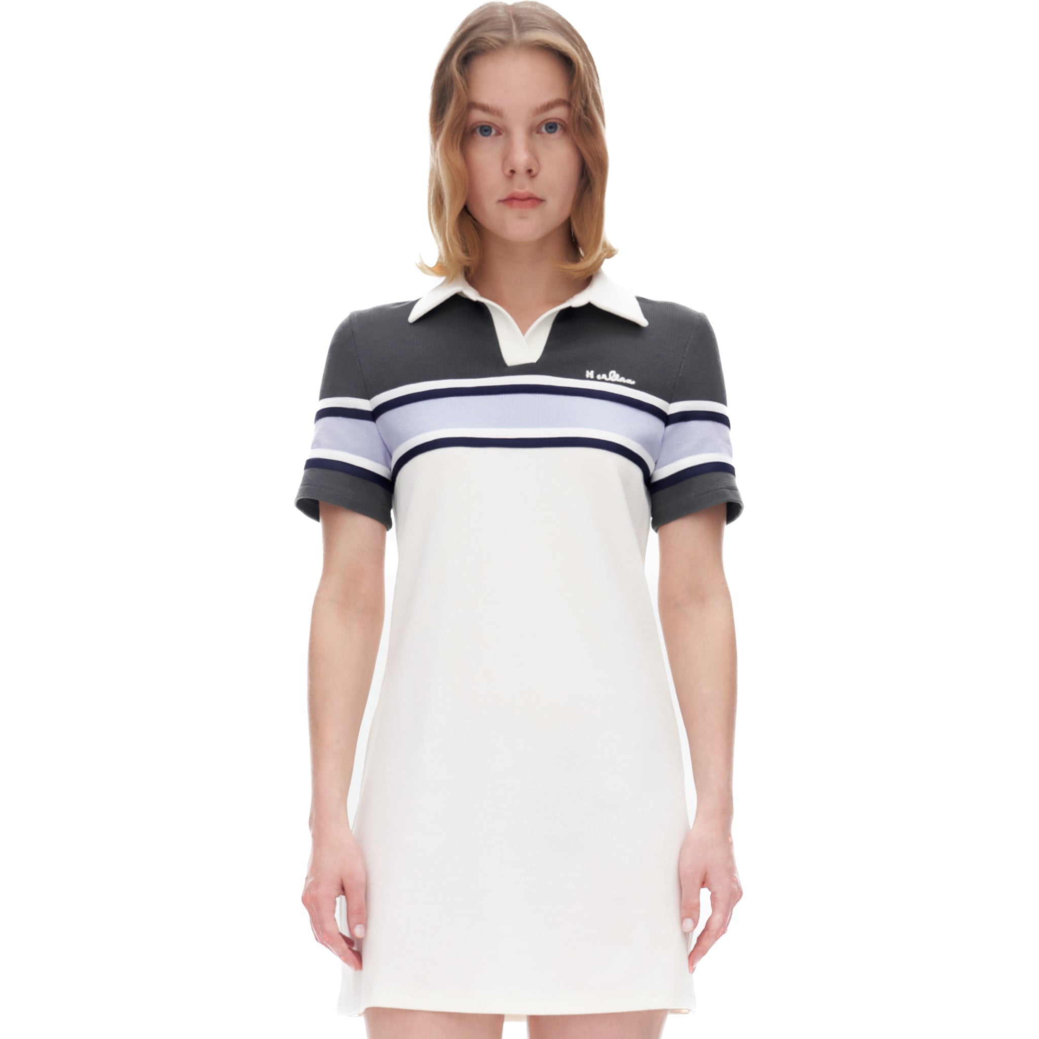 HERLIAN White Collar Polo Dress | MADA IN CHINA