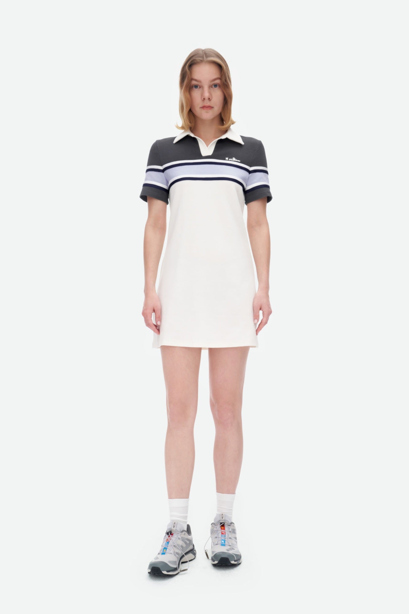 HERLIAN White Collar Polo Dress | MADA IN CHINA