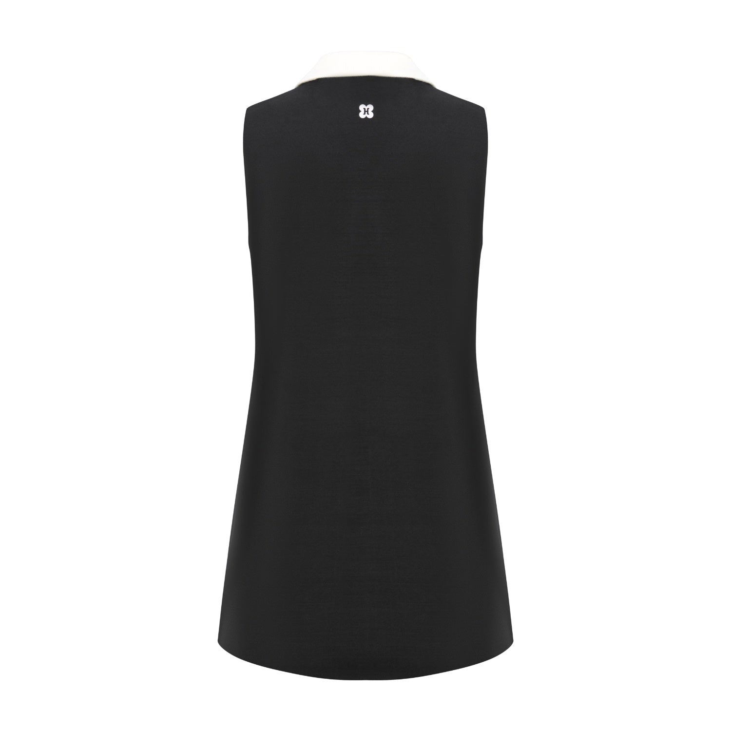 HERLIAN White Collar Sleeveless Dress | MADA IN CHINA