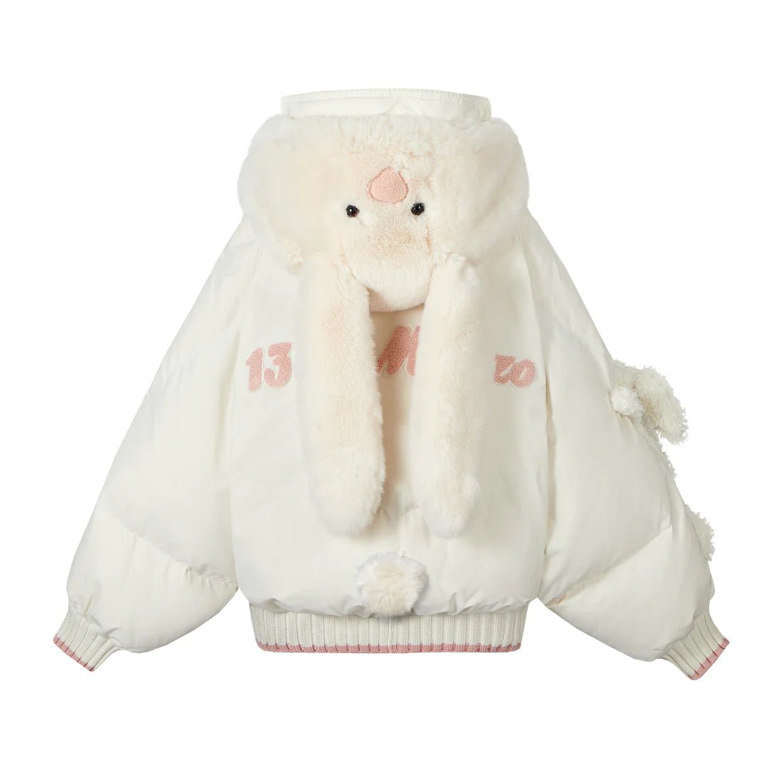 13DE MARZO White Doozoo Cosplay Down Jacket | MADA IN CHINA